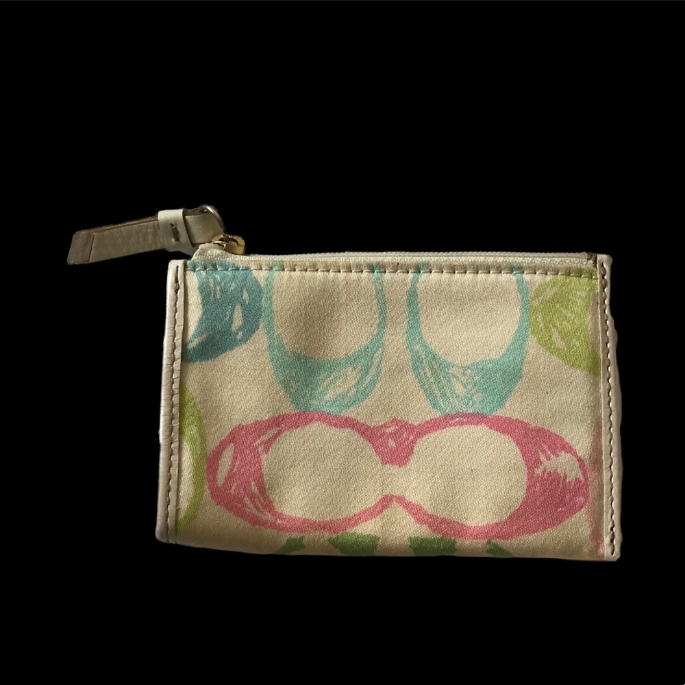 Y2K COACH Pastel Signature Coin Purse